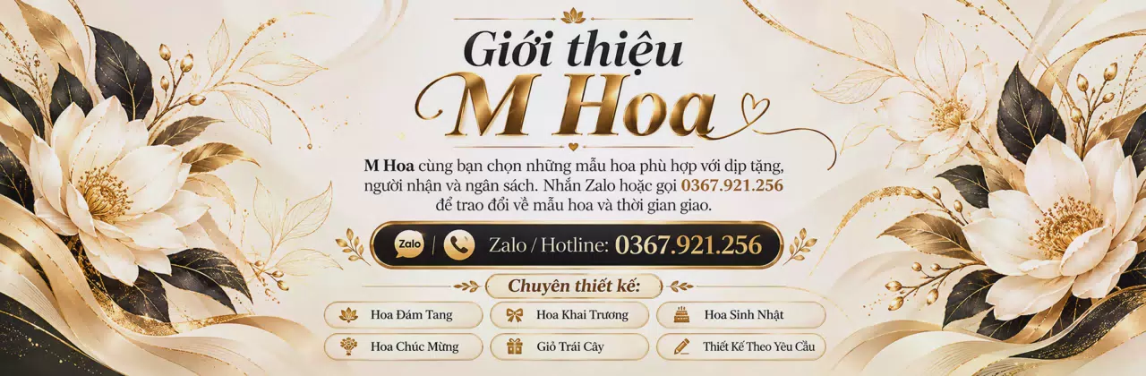 Ảnh bìa Shop hoa tươi Phường Hoà Thuận Vĩnh Long - Chọn hoa gửi đúng tâm tình